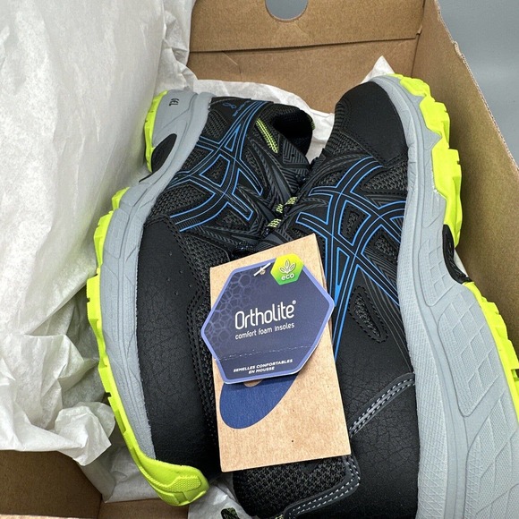 Asics Gel Venture 8 Running Shoes 1011A824 003 Black Directoire Blue Men Sz 11.5 - Picture 9 of 10